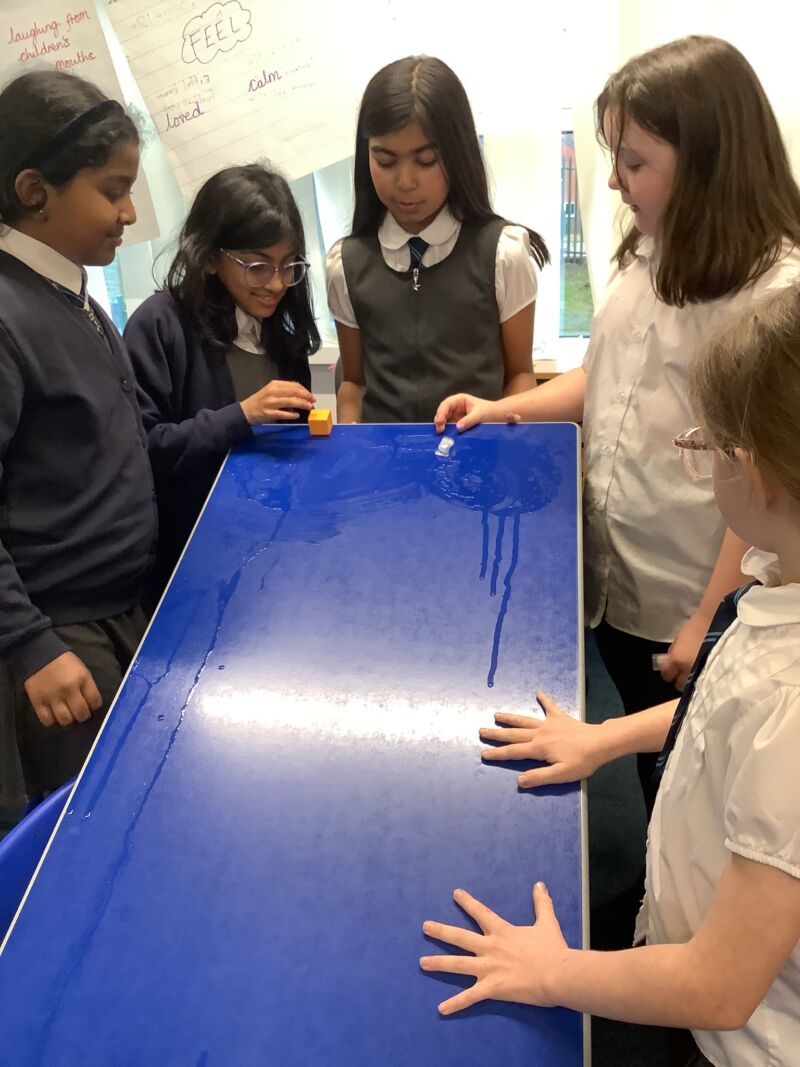 Image for the Tweet beginning: Year 5 enjoyed investigating friction